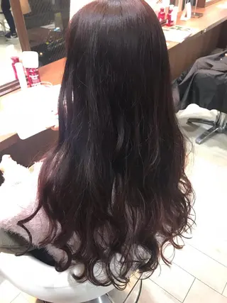 ロング カラー 一ノ瀬 蘭のヘアスタイル