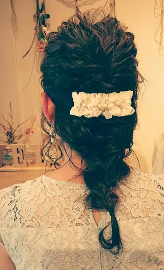 ヘアアレンジ セミロング ヘアセット/髪質改善 /カラー/TADOのヘアスタイル