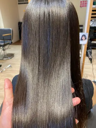 ロング パーマ 関口 友行のヘアスタイル