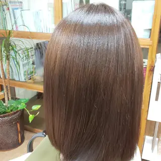 セミロング パーマ 石原 生太  のヘアスタイル
