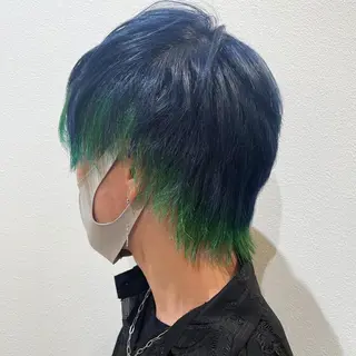 カラー メンズ 酒見 里奈のヘアスタイル