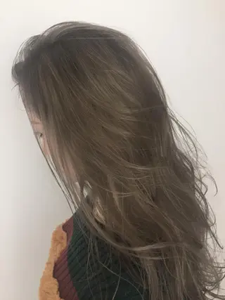 ロング カラー パーマ ヘアアレンジ ✨ハイクオリティ✨ 山本香也のヘアスタイル