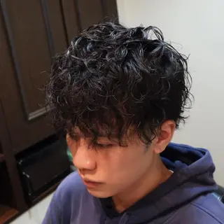 ショート パーマ メンズ ヨリソイhair salon所属・浦添メンズ 経験20年／のヘアスタイル