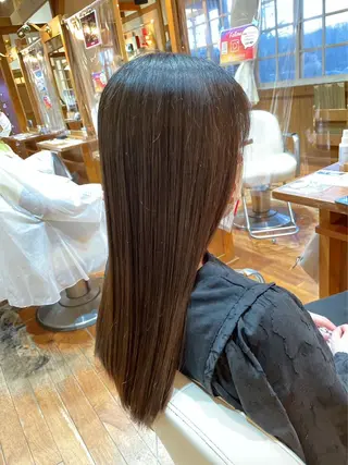 ロング カラー 川田 理紗子のヘアスタイル