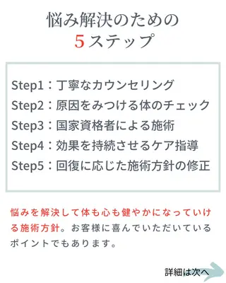 Re±body所属・長町南　整体・ ヘッドスパ/おおがらのエステ・リラクイメージ