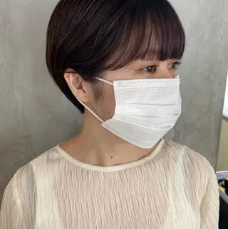 ショート カラー ヘアアレンジ stylist/蛯谷 珠里のヘアスタイル