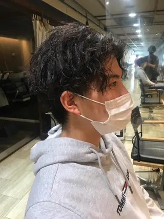 カラー メンズ なりたいを叶える /町野 朝哉のヘアスタイル