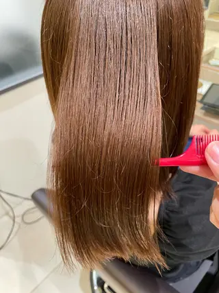 ロング 宮澤  タケル ミディアムヘアのヘアスタイル