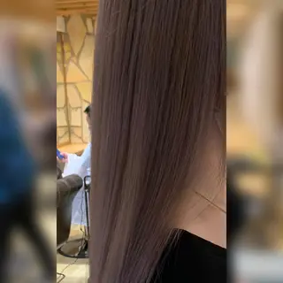 ロング 渋谷ハイトーン/ デザインカラー阿部のヘアスタイル