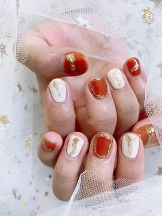 ネイル 🦋ネイルサロン ブラン🌈ゆりのネイルデザイン