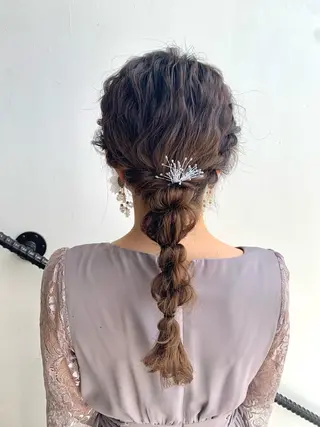 セミロング ヘアアレンジ Emma ecole所属・Emma ecole /栄/RIOのヘアスタイル