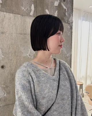 ショート BOTANIUM by Rr SALON 【ボタニウムバイアー ルサロン】所属・リクト/栄/矢場町/ ボブ/パーマ/艶髪のヘアスタイル