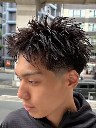 ショート メンズ KING of hair by NOISMメンズサロン梅田茶屋町店所属・茶屋町メンズサロン 小野湧翔のヘアスタイル