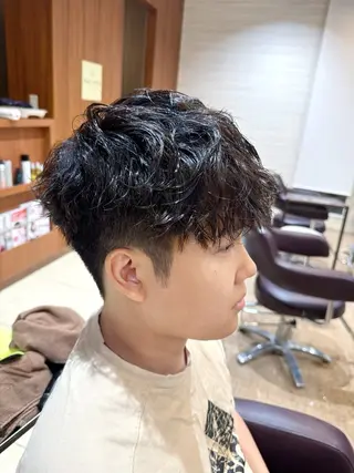 ショート パーマ メンズ メンズ限定KA ITOのヘアスタイル