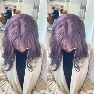 ミディアム カラー ヘアアレンジ 🎗秋山勇 /三宮指名No.1のヘアスタイル