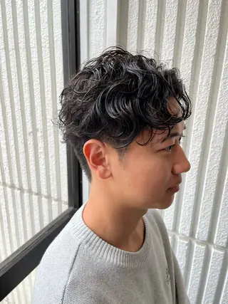 ショート メンズ 🦕望月渉🦕 パーマ🌪️ブリーチのヘアスタイル