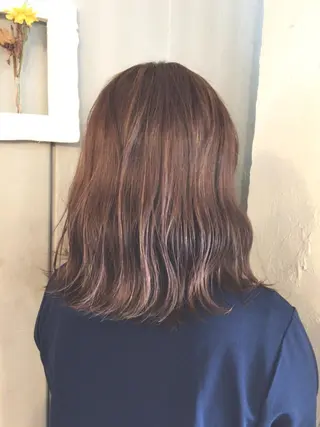 ミディアム カラー 半個室女性salon 🩰Natsumiのヘアスタイル