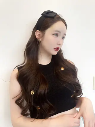 ロング カラー ヘアアレンジ SALOWIN原宿ash店所属・憧れの艶ハイトーンへ 🌙サイダサキのヘアスタイル