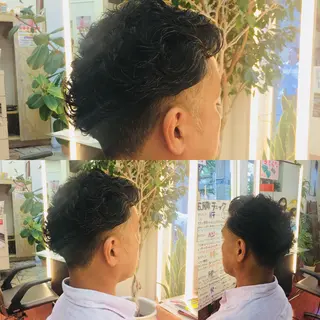 メンズ 加藤 淳のヘアスタイル