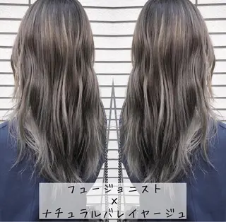 ロング カラー テトネ タカシのヘアスタイル