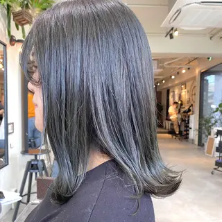 ミディアム カラー ヘアアレンジ 【ダメージレス施術】 【透明感】北村 拓也のヘアスタイル