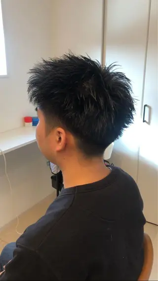 ショート ラフィスヘアー オウスケのヘアスタイル