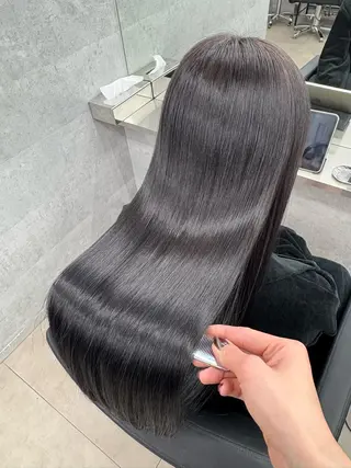 ロング カラー 髪質改善/韓国 ﾚｲﾔｰ/店長/原島のヘアスタイル