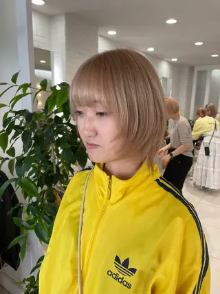 ミディアム nuu 栄所属・🧸SAKI🎀 韓国レイヤーのヘアスタイル