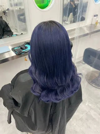 カラー 🤍ྀི透ける寒色 Cocoa🤍ྀིのヘアスタイル