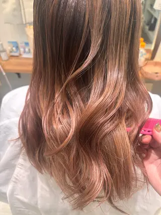 セミロング laffin❁ななみ /パーマスタイルのヘアスタイル