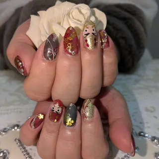 ネイル エステとネイル ローズコンフォートのネイルデザイン