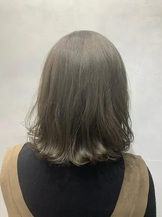 ミディアム カラー ヘアアレンジ SALOWIN Frente店所属・個室で似合わせ好印象 🧡外山弥千代のヘアスタイル