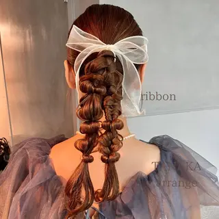 ヘアアレンジ charm《銀座》 ヘアセット/縮毛矯正のヘアスタイル