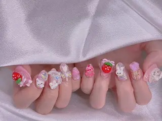 ネイル 長さだし専門店 M2　rikaのネイルデザイン