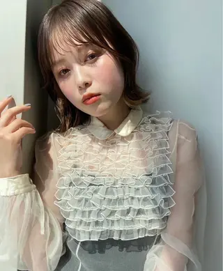 ミディアム Juri🎀/ カラー特化×似合わせのヘアスタイル