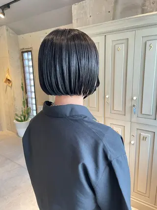 ショート カラー sea by luvismけやき通り2号店所属・ボブ/ショート/ 縮毛矯正/岸本恭明のヘアスタイル