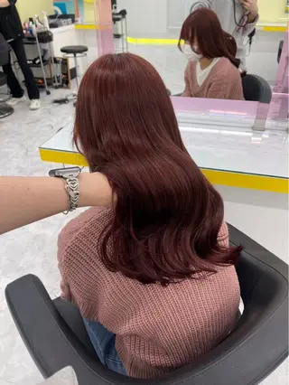 ロング カラー 🎀暖色/ラベンダー /paru🤍のヘアスタイル