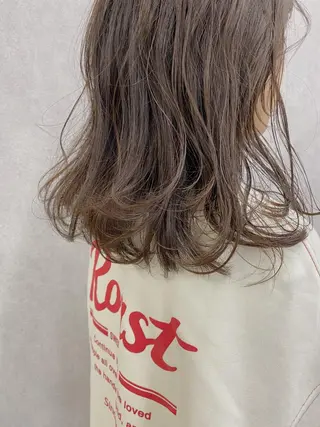 ミディアム カラー ヘアアレンジ Kawaguchi Arisaのヘアスタイル