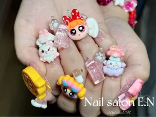 ネイル E.N🦋 長さ出し/持ち込みのネイルデザイン