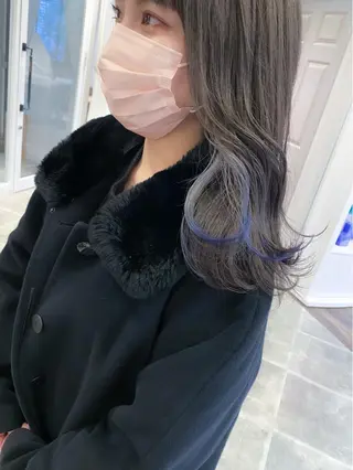 セミロング カラー Meena by urban所属・丹羽 隼人/髪質改善 /韓国ヘア🇰🇷のヘアスタイル