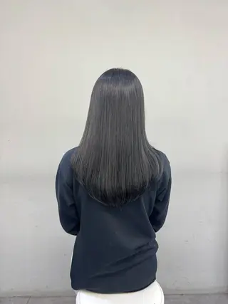 セミロング カラー AHNKISM所属・似合わせカット💎 トレンドレイヤーのヘアスタイル