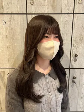 セミロング カラー フルールドソレイユ所属・♡ナナコ♡ レイヤー/艶髪のヘアスタイル