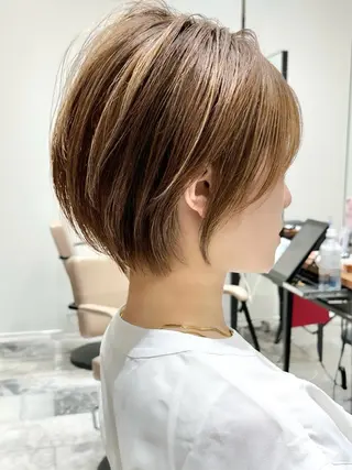 ショート カラー パーマ ショート、ボブの神✨ 峯朋也✂︎✨のヘアスタイル