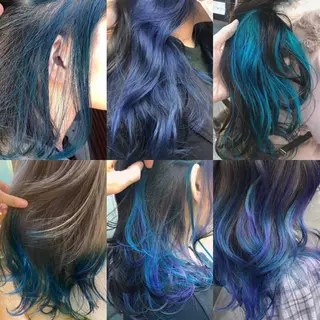 ミディアム 原宿サロン代表 デザインカラー伊藤卓のヘアスタイル