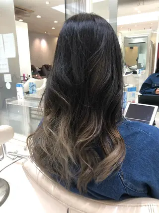 ロング カラー ヘアアレンジ MODE K's松原 YUMIのヘアスタイル