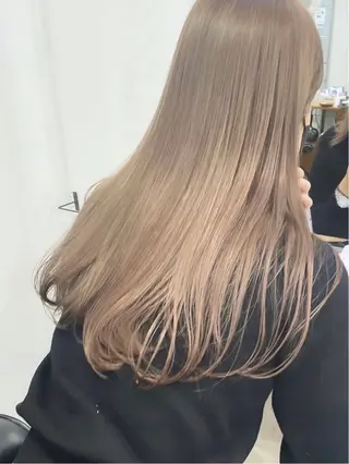 ロング まいか🤎髪質改善 ミルクティーボブ🎀のヘアスタイル