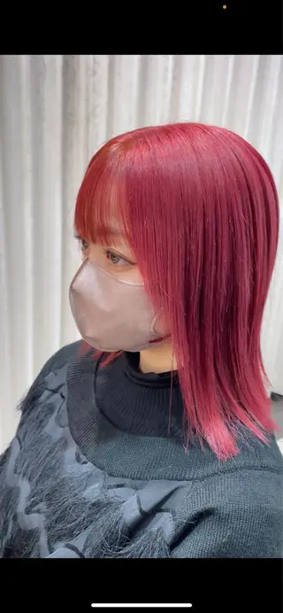 ショート カラー 🥇KEN /レイヤー/艶カラーのヘアスタイル