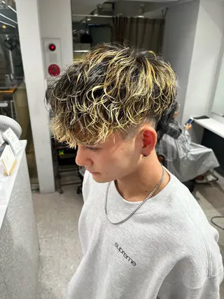 パーマ メンズ 🍐シャドウパーマ メンズ特化/守岡🍐のヘアスタイル