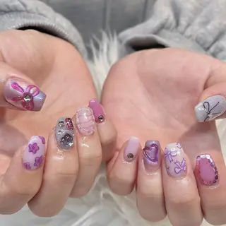 ネイル 新井 ひなののネイルデザイン