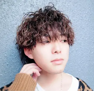 パーマ メンズ QOL 立川所属・トレンドパーマ‼️ NAOKI💥のヘアスタイル
